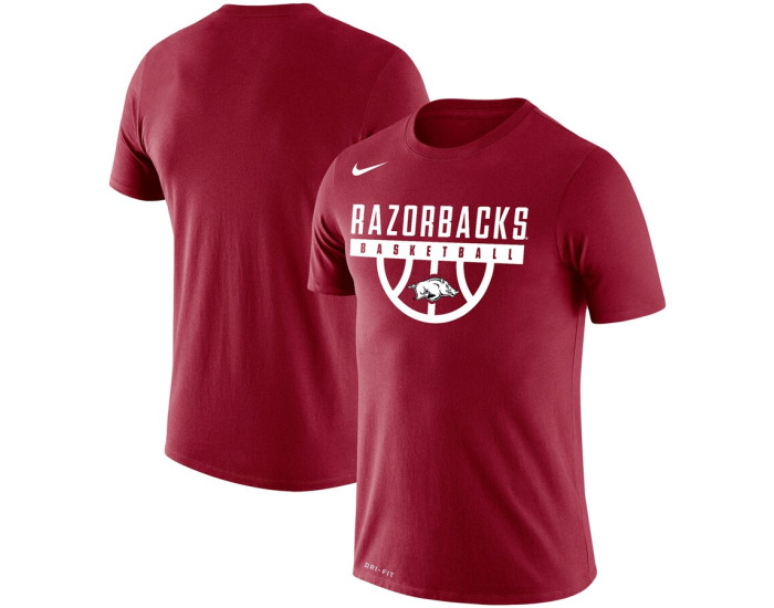 Arkansas Razorbacks Nike Basketball Drop Legend Performance T-Shirt - Cardinal