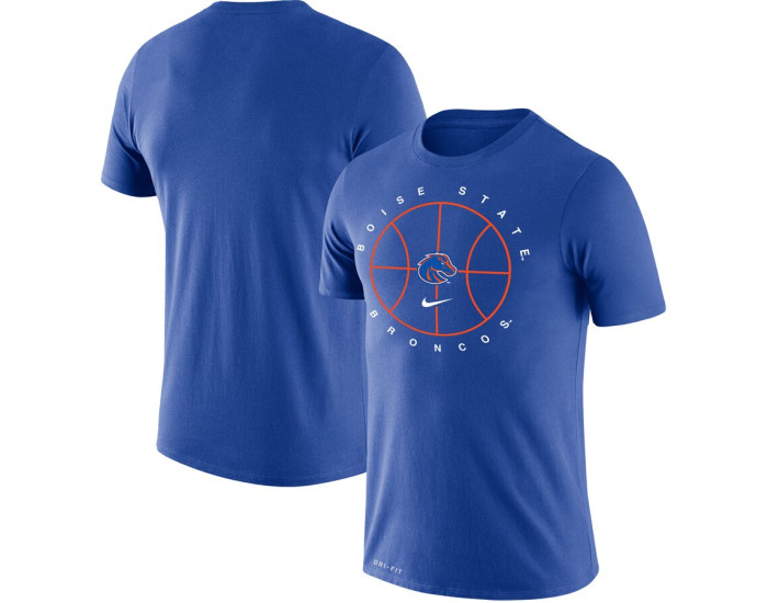 Boise State Broncos Nike Basketball Icon Legend Performance T-Shirt - Royal