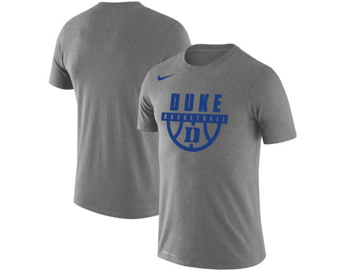 Duke Blue Devils Nike Basketball Drop Legend Performance T-Shirt - Heathered Gray
