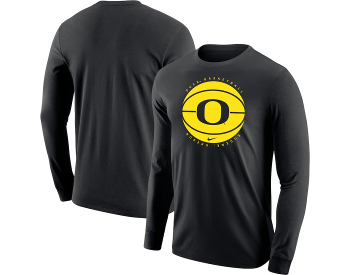Oregon Ducks Nike Basketball Long Sleeve T-Shirt - Black