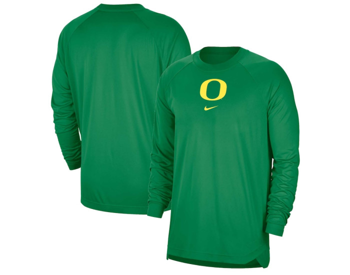 Oregon Ducks Nike Basketball Spotlight Performance Raglan T-Shirt - Green
