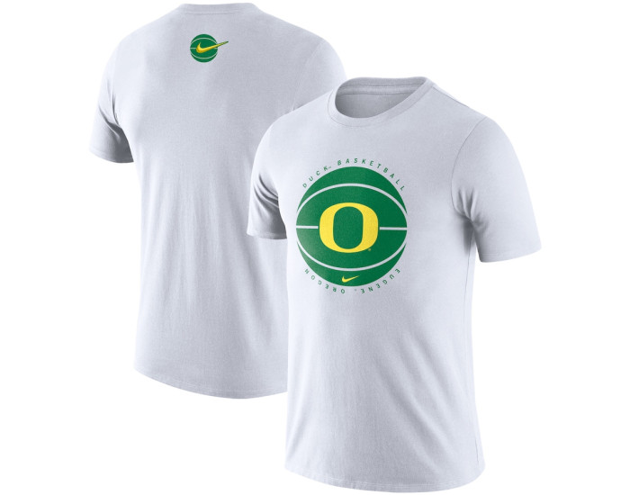 Oregon Ducks Nike Team Basketball Icon T-Shirt - White
