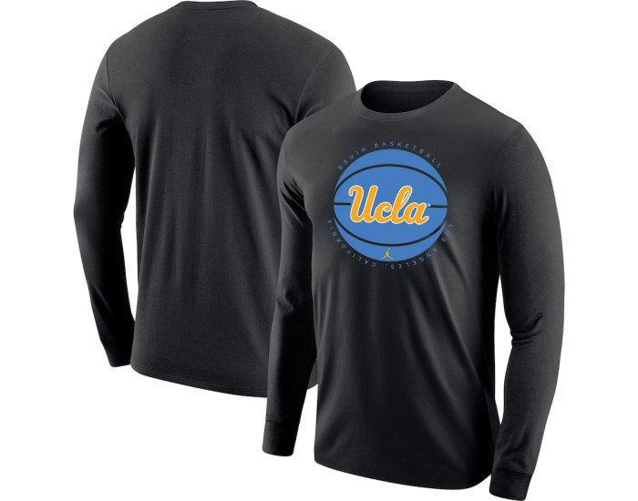 UCLA Bruins Jordan Brand Basketball Long Sleeve T-Shirt - Black