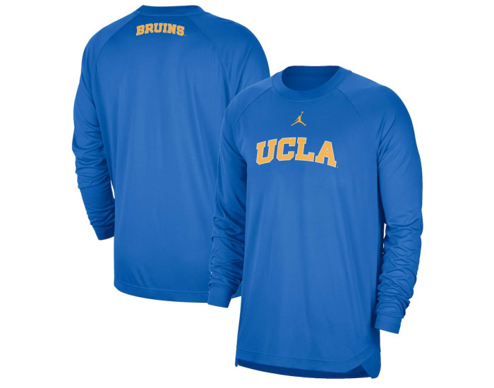 UCLA Bruins Jordan Brand Basketball Spotlight Performance Raglan T-Shirt - Blue