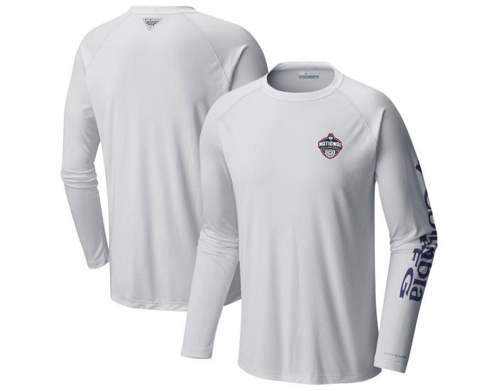 UConn Huskies Columbia 2023 NCAA Men's Basketball National Champions Omni-Wick Terminal Tackle Long Sleeve T-Shirt - White