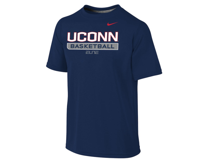 UConn Huskies Nike Youth Basketball Legend Practice Performance T-Shirt - Navy