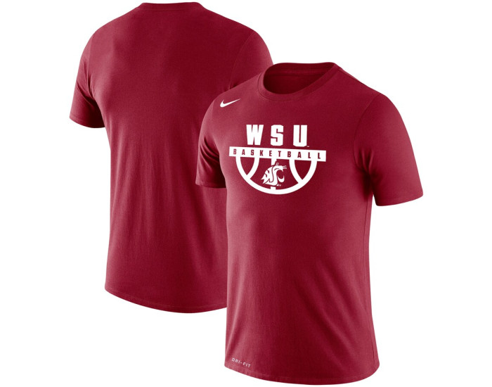 Washington State Cougars Nike Basketball Drop Legend Performance T-Shirt - Crimson