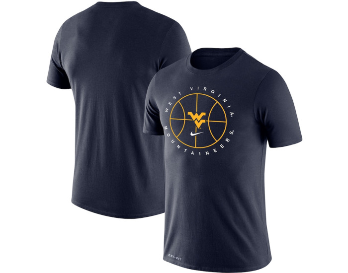 West Virginia Mountaineers Nike Basketball Icon Legend Performance T-Shirt - Navy