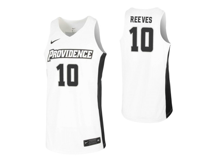 Youth A.J. Reeves Authentic College Basketball Jersey White Providence Friars