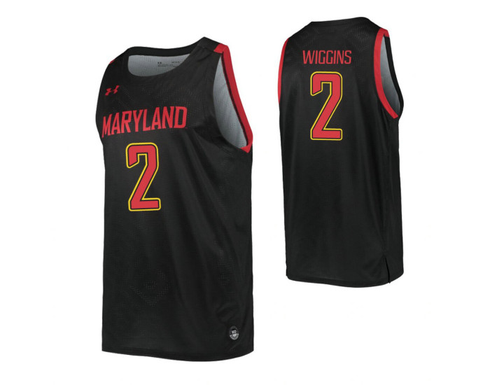 Youth Maryland Terrapins #2 Aaron Wiggins Black Authentic College Basketball Jersey