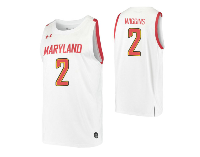 Youth Maryland Terrapins #2 Aaron Wiggins White Authentic College Basketball Jersey