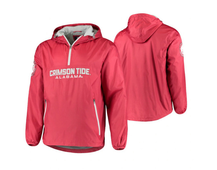 Alabama Crimson Tide Crimson Base Runner Half-Zip Jacket