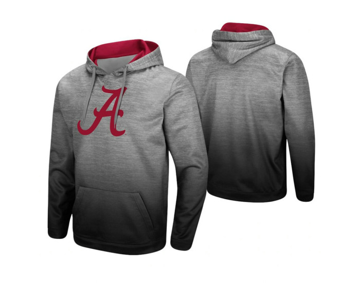 Alabama Crimson Tide Heathered Gray Sitwell Sublimated Pullover Hoodie