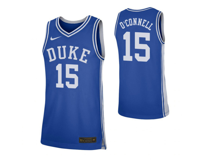 Alex O'Connell Authentic College Basketball Jersey Royal Duke Blue Devils