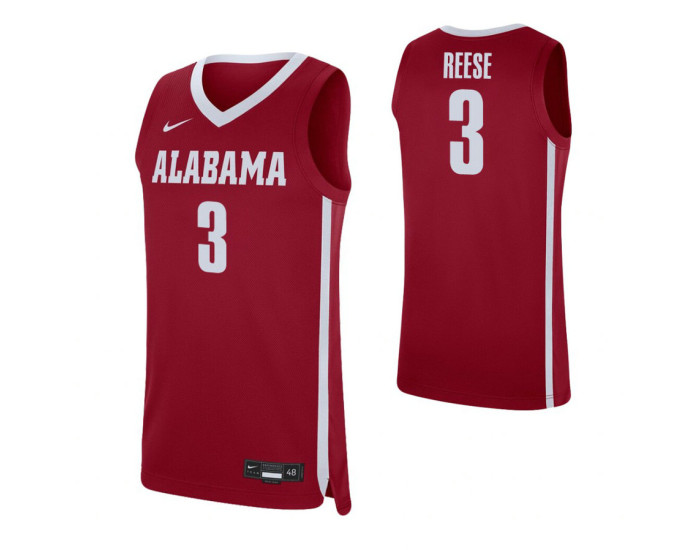 Youth Alabama Crimson Tide Alex Reese Replica College Basketball Jersey Crimson