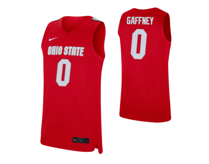 Alonzo Gaffney Authentic College Basketball Jersey Scarlet Ohio State Buckeyes