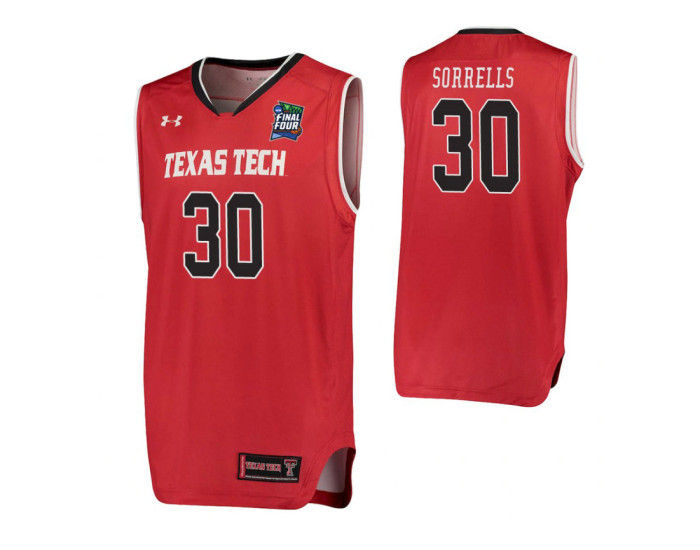 Andrew Sorrells Texas Tech Red Raiders Red 2019 Final Four Authentic College Basketball Jersey