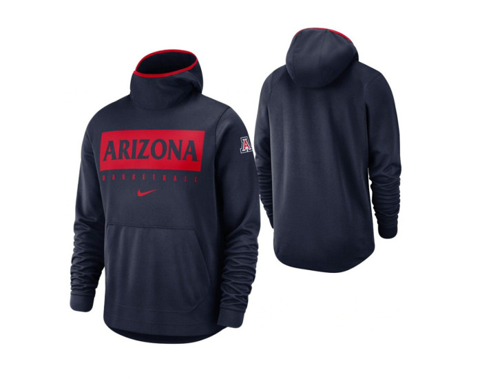 Arizona Wildcats Navy Spotlight Basketball Hoodie