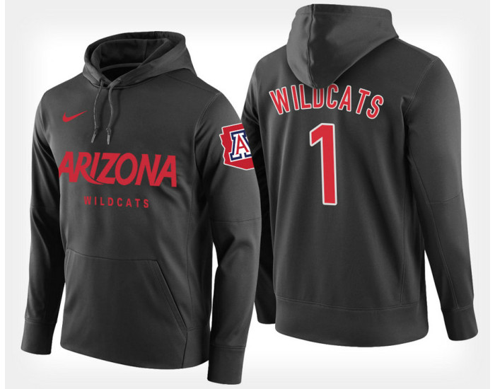 Arizona Wildcats NO. 1 Black College Basketball Hoodie