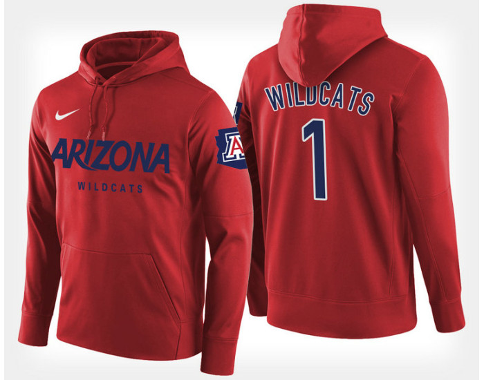 Arizona Wildcats NO. 1 Red College Basketball Hoodie