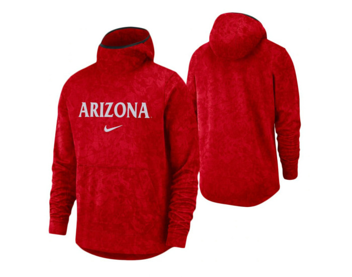 Arizona Wildcats Red Basketball Spotlight Pullover Hoodie