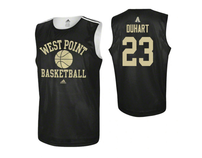 Youth Army Black Knights #23 Aaron Duhart Practice Authentic College Basketball Jersey Black