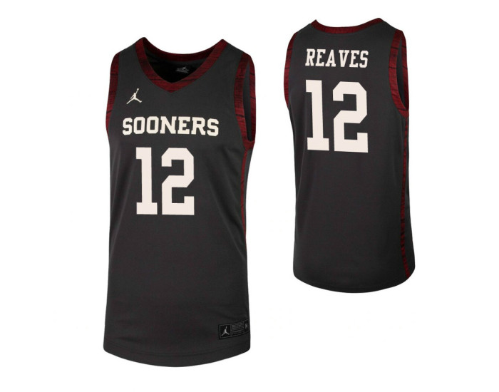 Austin Reaves Authentic College Basketball Jersey Anthracite Oklahoma Sooners