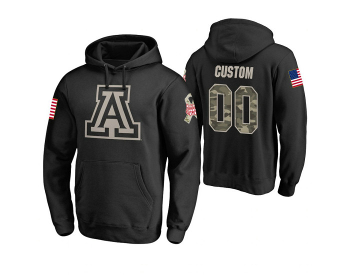 Alabama Crimson Tide #00 Custom Men's Black College Basketball Hoodie