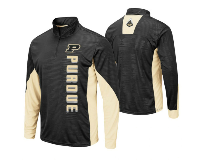 Purdue Boilermakers Black Bart Windshirt Pullover Jacket