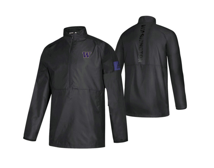 Washington Huskies Black 2019 Sideline Game Mode Jacket