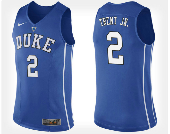 Duke Blue Devils #2 Quinn Cook Blue Home Replica College Basketball Jersey