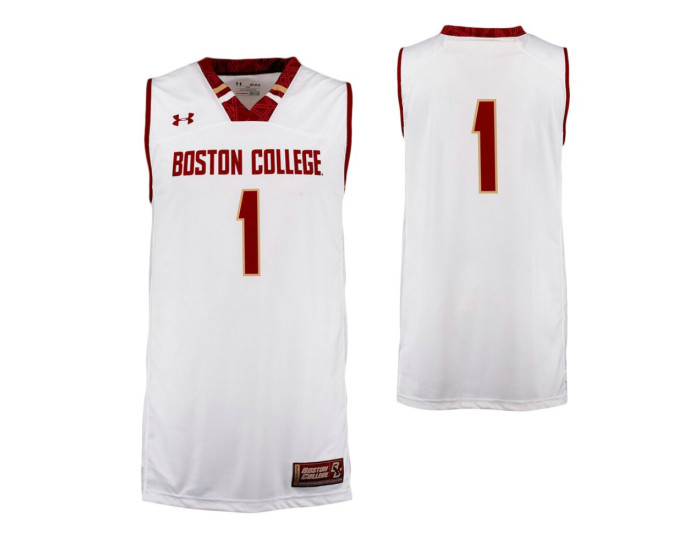 Youth Boston College Eagles #1 Performance Basketball Replica College Basketball Jersey Cardinal