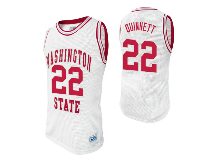 Youth Washington State Cougars #22 Brian Quinnett White Authentic College Basketball Jersey
