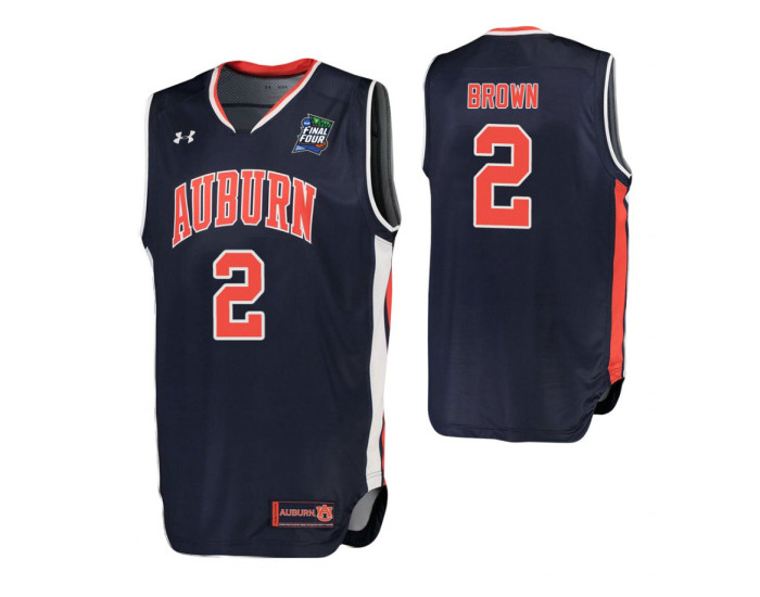 Bryce Brown Auburn Tigers Navy 2019 Final Four Authentic College Basketball Jersey