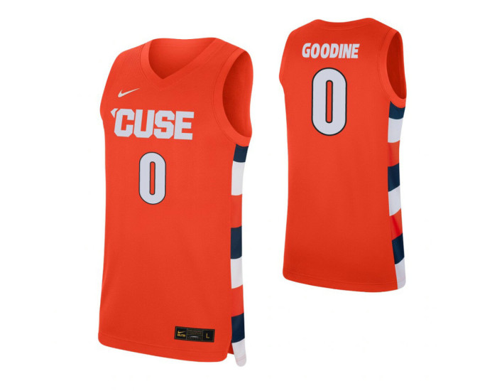 Brycen Goodine Authentic College Basketball Jersey Orange Syracuse Orange