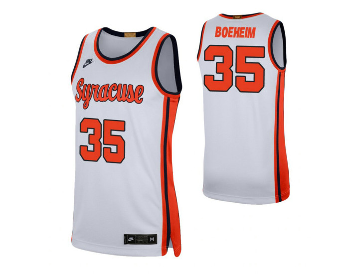 Youth Syracuse Orange 35 Buddy Boeheim Retro Limited Authentic College Basketball Jersey White