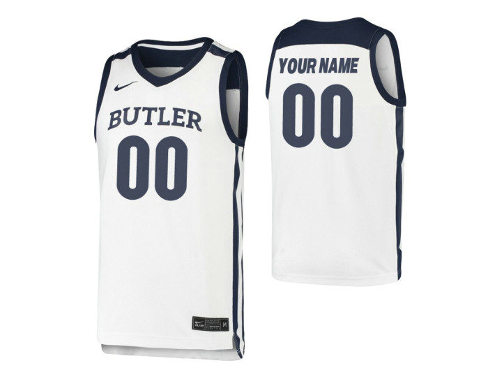 Butler Bulldogs Replica Custom Jersey White