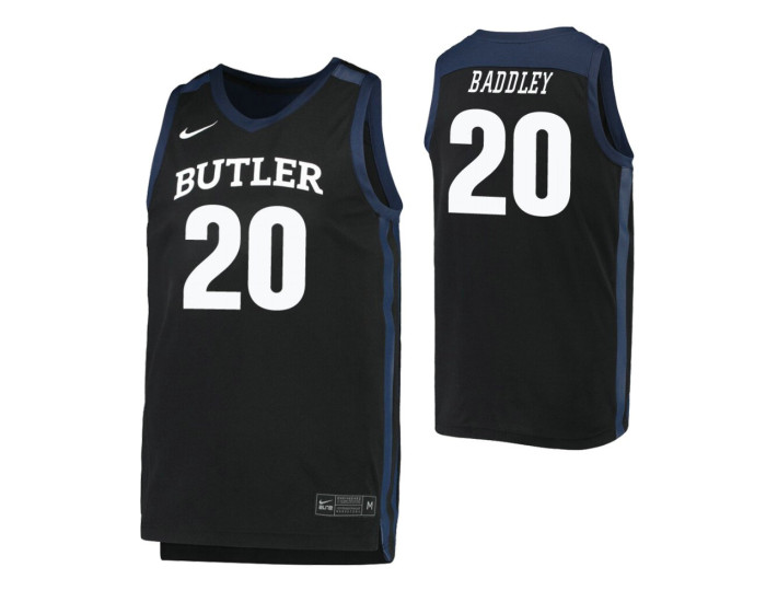 Butler Bulldogs Henry Baddley Authentic College Basketball Jersey Black