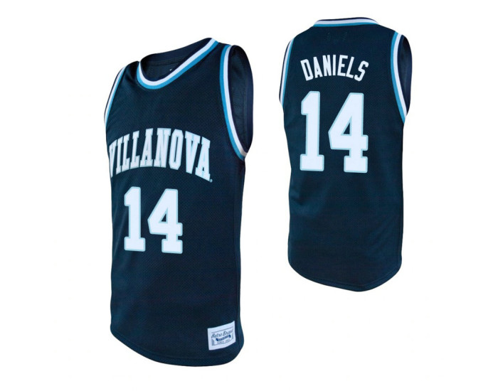 Youth Villanova Wildcats #14 Caleb Daniels Navy Authentic College Basketball Jersey