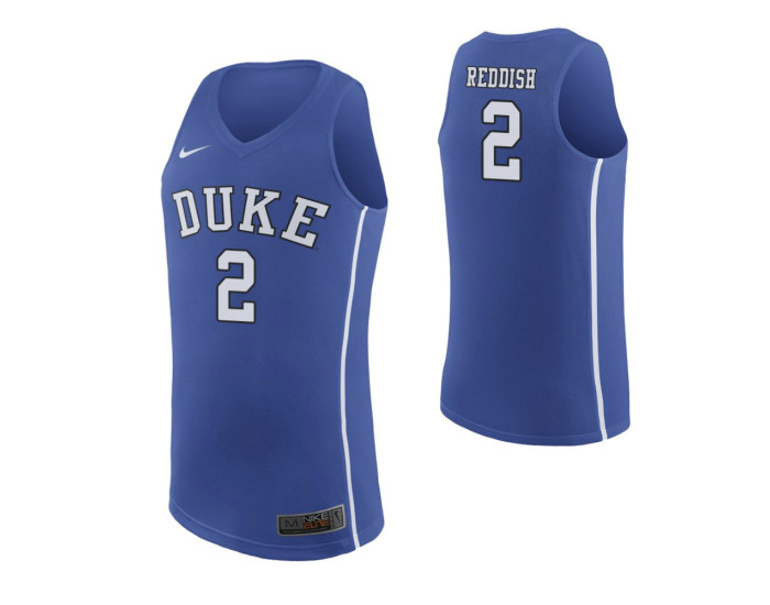 Duke Blue Devils #2 Cam Reddish Replica College Basketball Jersey Royal