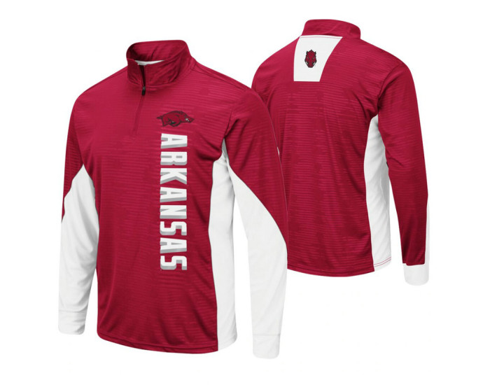 Arkansas Razorbacks Cardinal Bart Windshirt Pullover Jacket
