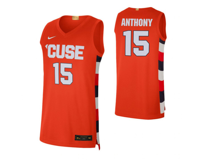 Syracuse Orange 15 Carmelo Anthony Alumni Limited Authentic College Basketball Jersey Orange