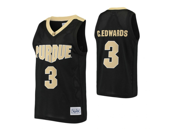 Purdue Boilermakers 3 Carsen Edwards Alumni Replica College Basketball Jersey Black