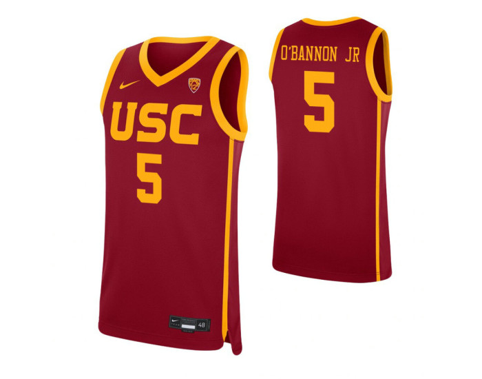 USC Trojans Charles O'Bannon Jr. Authentic College Basketball Jersey Cardinal