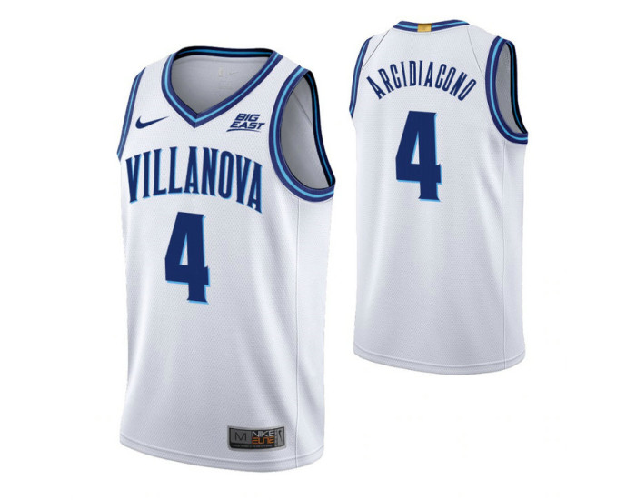 Villanova Wildcats Chris Arcidiacono White Home Authentic College Basketball Jersey