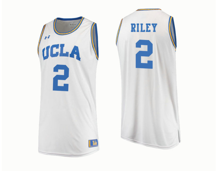 UCLA Bruins #2 Cody Riley Authentic College Basketball Jersey White