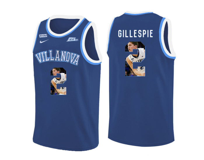 Youth Villanova Wildcats #2 Collin Gillespie Authentic College Basketball Jersey Blue