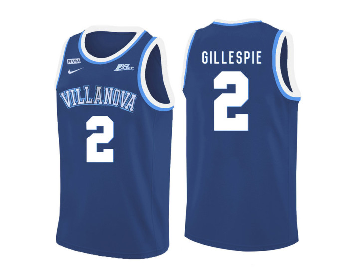 Youth Villanova Wildcats #2 Collin Gillespie Authentic College Basketball Jersey Blue