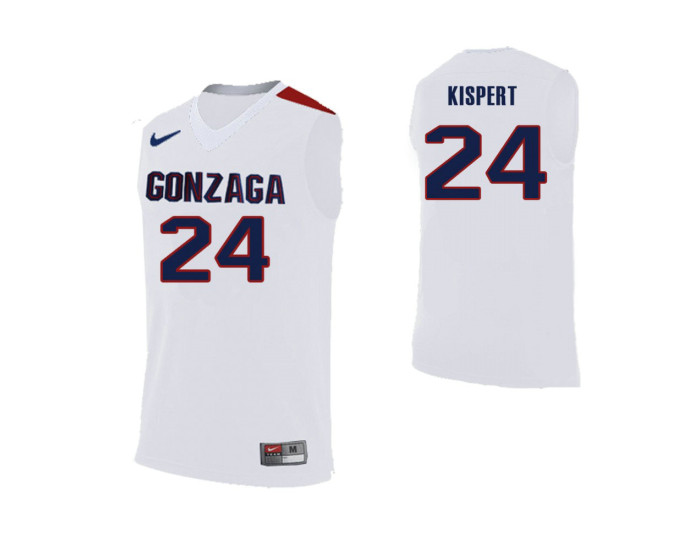 Gonzaga Bulldogs Corey Kispert Replica College Basketball Jersey White