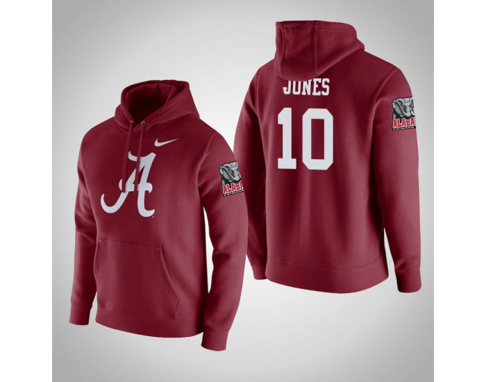 Alabama Crimson Tide #10 Herbert Jones Men's Crimson College Basketball Hoodie